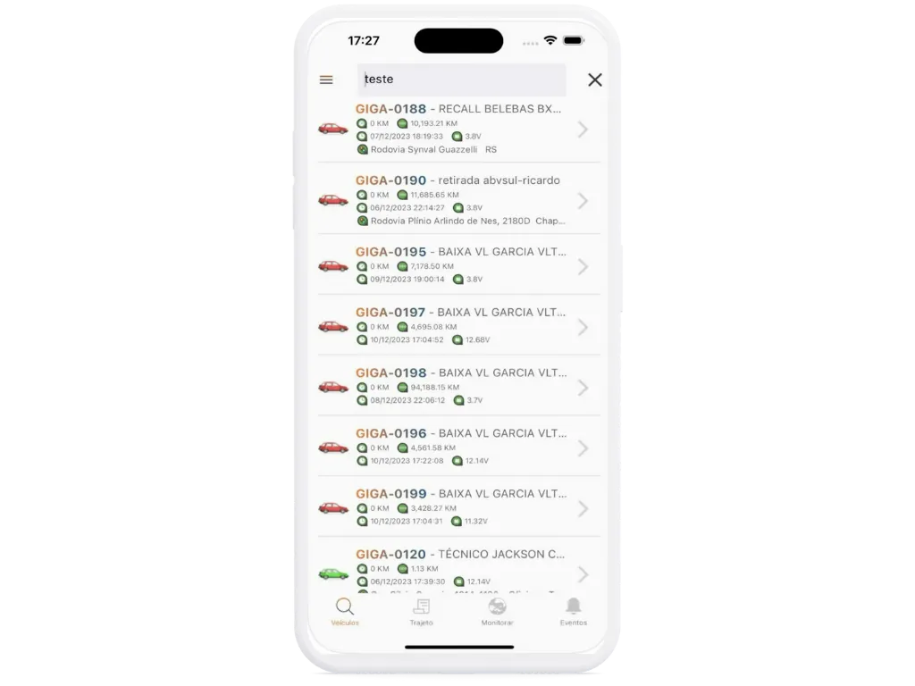 Plataforma TSIGO iPhone